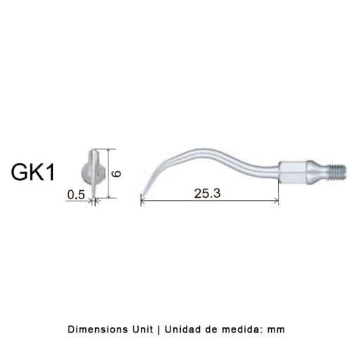 PUNTA GK1 PARA KAVO SONICFLEX, PROFILAXIS
