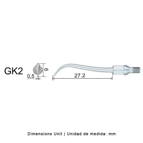 PUNTA GK2 PARA KAVO SONICFLEX, PROFILAXIS