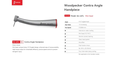 Contra ángulo multiplicador 15 LED WJ-45TL – Woodpecker (2)